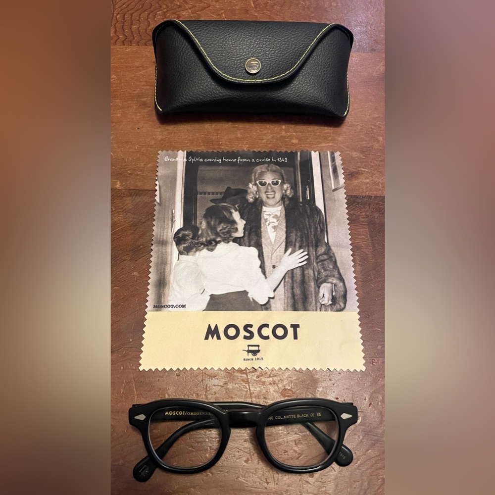 Moscot Lemtosh Frames in Matte Black